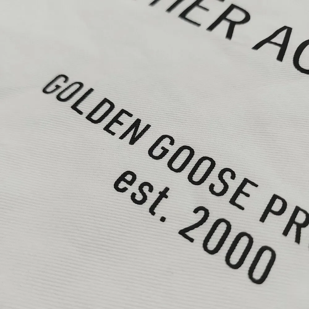 Golden Goose Dust Bag White Drawstring 15